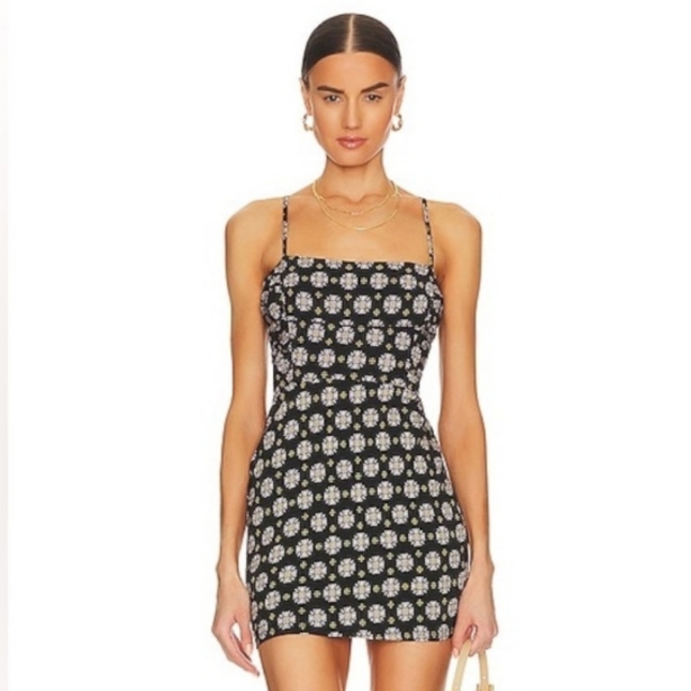 Free People Center of Attention Mini Dress NWOT